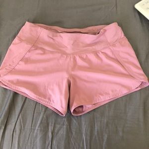 pink lululemon shorts
